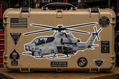 AH-1Z Viper Zulu Cobra Attack Helicopter Die Cut Sticker | Aviation Vinyl Decal