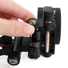Compound Bow 5-pin Sight 0.019»Optical Fiber Micro Adjustment CNC Aluminum RHLH