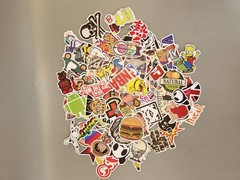 US 100pcs Skateboard Stickers Bomb Vinyl Laptop waterbottle Luggage Decals Dope