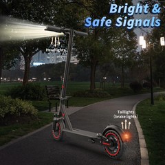 LADPED LP07 Electric Scooter for Adults & Teens, Folding 350W 8.5» EScooter APP