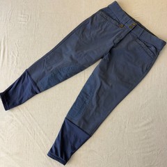 Ovation Womens Blue Equestrian Riding Breeches Knee Patch Pants Size 32R