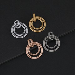 EDC Titanium Alloy Porable Keychain Ring Carabiner Key Belt Waist Hanging Buckle