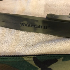 VINTAGE BEAR WHITETAIL II COMPOUND BOW 70# 30″ DRAW LENGTH WITH CAMO BAG