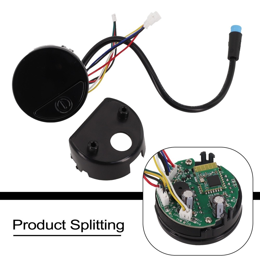 Dashboard 11cmx8cmx3cm Black E-scooter Spare Parts Electric Scooter Accessories