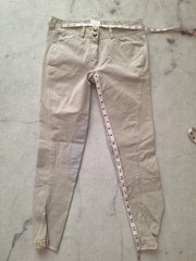 Gatos Riding Breeches 26 L Equestrian Pants Tan Beige