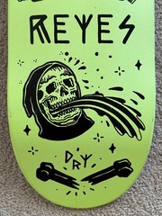 Ryan Reyes TANKED Creature Skateboards glow in the dark sketchy tank used