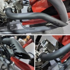 Exhaust Pipe Header For GX160 GX200 Coleman CT200U BT200X KT196 Go Kart