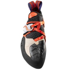 Excellent La Sportiva Solution Women’s Climbing Shoes, White/Lily Orange, W39