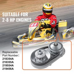 Uimoso 1″ Go Kart Torque Converter Kit Clutch 10T 12T #35 Chain Comet TAV2/30