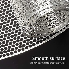 47×16 inches Car Pickup Truck Grill Mesh Spoiler Bumper 6x1mm Honeycomb Silver