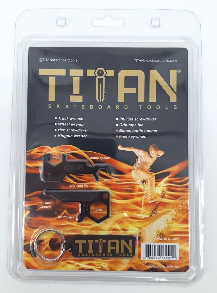 Titan Skateboard Tools – Compact Skateboard Multi-Tool