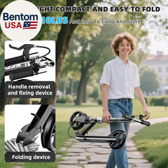 Scooters for Kids 8-12, Teens & Adults – Load 240 LBS, 8-Inch Wheels, Kick Scoot