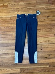 Devon Aire Breeches Womens Size 30 Riding Pants Blue White Equestrian NWT $100