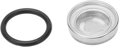 4PCS 18mm Brake Master Cylinder Sight Glass Lens Reservoir Window Gasket Kit