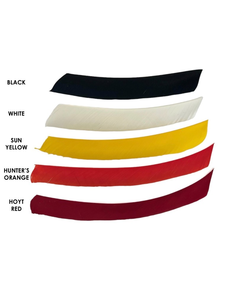 Ozark Full Length Left Wing or Right Wing Solid Feathers – 1 Dozen