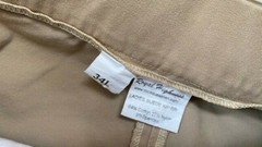 ROYAL HIGHNESS Ladies *BREECHES *Size 34L Tan *VGC Front Zip Cotton Blend