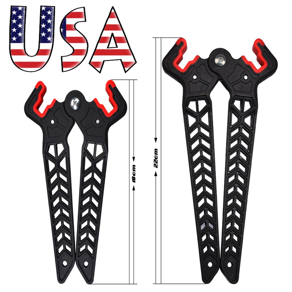 Archery Bow Stands Compound Bow Jack Kick Stand Shooting Holder Rack 3D Shoot