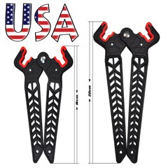 Archery Bow Stands Compound Bow Jack Kick Stand Shooting Holder Rack 3D Shoot