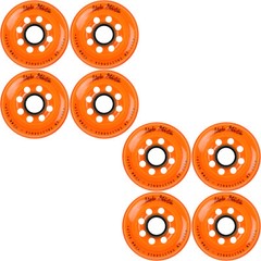 Labeda Inline Roller Hockey Skate Wheels Addiction Orange 76mm SET OF 8