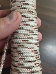 Rope red Green And White Braided Nylon Rope For Camping And Multi Purpose