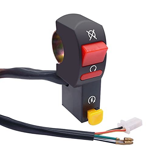 12V Universal Handlebar Switch ON/Off 7/8″ 22mm Start/Kill Motorcycle Light