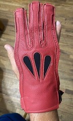 TRADITIONAL ARCHERY SHOOTING LEATHER GLOVE TOP QUALITY GLOVE 100% REAL LEATHER