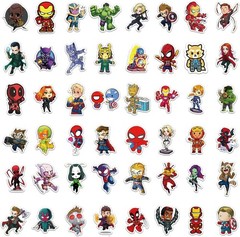 200Pcs Cool Character Vinyl Stickers Waterproof for Water Bottles Laptop Skate