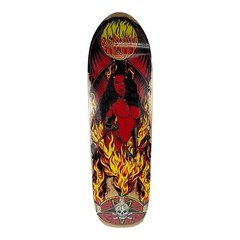 Benson RED Devil Woman Pro Deck Death Skateboards POOL Shape 9 «