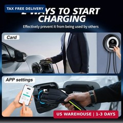 Level 2 EV Charger, 11.5KW /50A Fast Home Charging Station, 27.3ft Extended Char