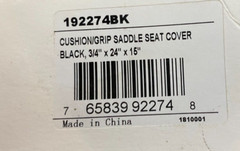 NEW WITH TAG FORMAY WESTERN CUSHION GRIP WESTERN SEAT COVER 24» X 15» X 3/4»