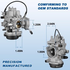 YFM400 Carburetor for Yamaha 2000-2006 Big Bear 350 400 Kodiak 400,2007-2011 …