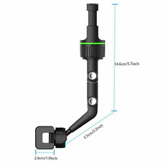 Car Rearview Mirror Rotation Adjustable Phone Holder Mount Multifunction