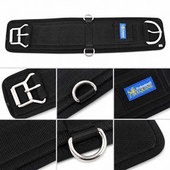 Professional Equine Horse Western Riding Girth Black Neoprene No Slip Cinch 9791