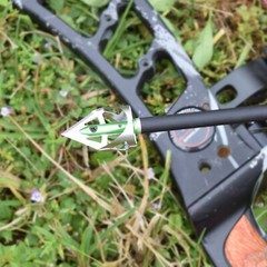 Broadheads Fixed Blade100 Grain 360 Cut Hunting Archery Arrow Tip 3Pack 3 Color