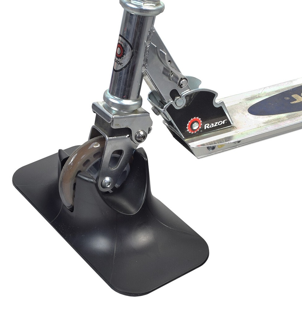 Kick Scooter Stand for Holds 24/26/28/30 mm Thick Wheels and Scooter Part, Black