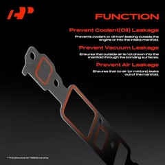 Lower Engine Intake Manifold Gasket Set Compatible with Chevy Caprice, Astro,