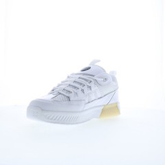 DC Lucien DC01725101-WHT Mens White Leather Skate Inspired Sneakers Shoes