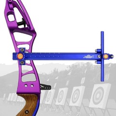 DeeRace Adjustable T-Shaped Archery Recurve Bow Sight with Single Optical Fiber