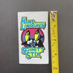 Vintage 1980’s White Hans Lindgren Pro Model Schmitt Stix Skater Sticker/Decal