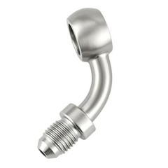 3AN Male to 10.2mm 3/8″ Banjo 45 Degree Stainless Steel Brake 45 Deg-3AN ID10.2