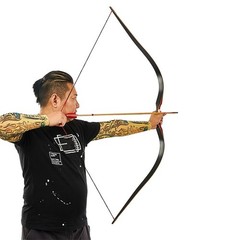 30-50lbs Archery 60» Traditional Recurve Bow Longbow Target Hunting Shooting