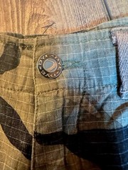Mens Fort Bragg Shorts By Dye Precision, Olive/Black Camo, RipStop Cotton Sz 28