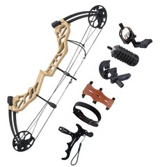 320FPS Compound Bow 19-70lbs Adjustable Arrows Set Outdoor Archery Hunting RH/LH