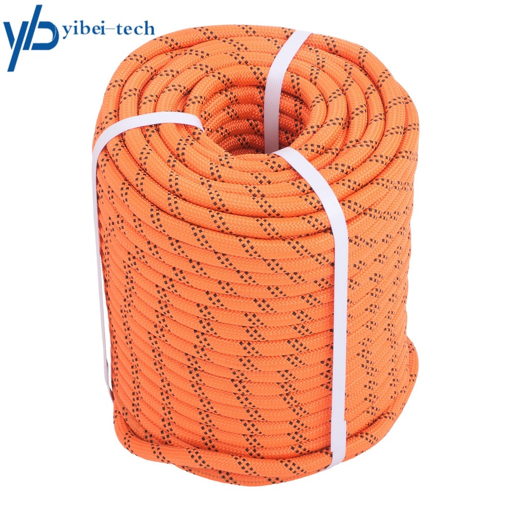 1/2 in ×220′ 48 Stranded Braided Rope Breaking Strength 5174 Pounds Orange Black