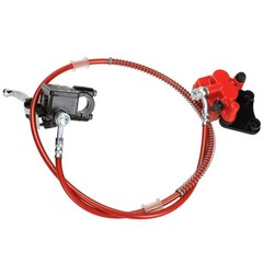 FVRITO Front Disc Hydraulic Brake Master Cylinder Caliper Handle Lever Red