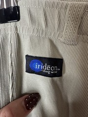 Irideon Women’s Beige Knee Patch Breeches XL Cotton Blend Made in USA