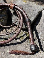 INDIANA JONES – F&G CUSTOMS 10-ft Kangaroo Bullwhip Cosplay ANY INDY FILM STYLE