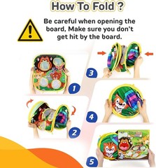 Animal Bean Bag Toss Game Toy Outdoor Toss Game, Family Party Party Supplies for