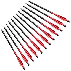 Barnett Demun Hyperbolts 3-Fletch Red 12 Per Package – BAR50038