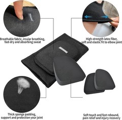 Kids Elbow Pads Breathable Arm and Elbow Protector for Boys, Girls, and Teens…